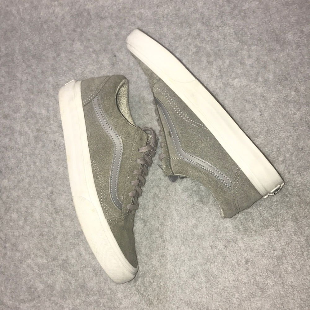 Grey Suede Old Skool Vans